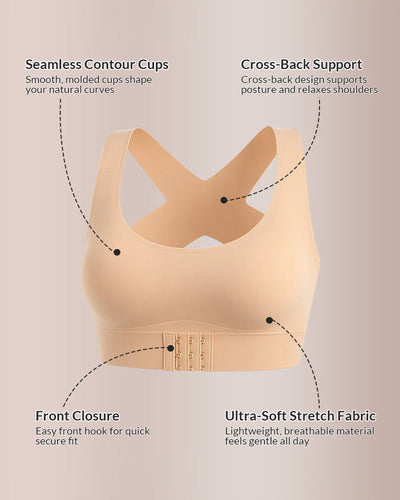 PostureLift™ Wide Band Posture Correcting Lift Bra